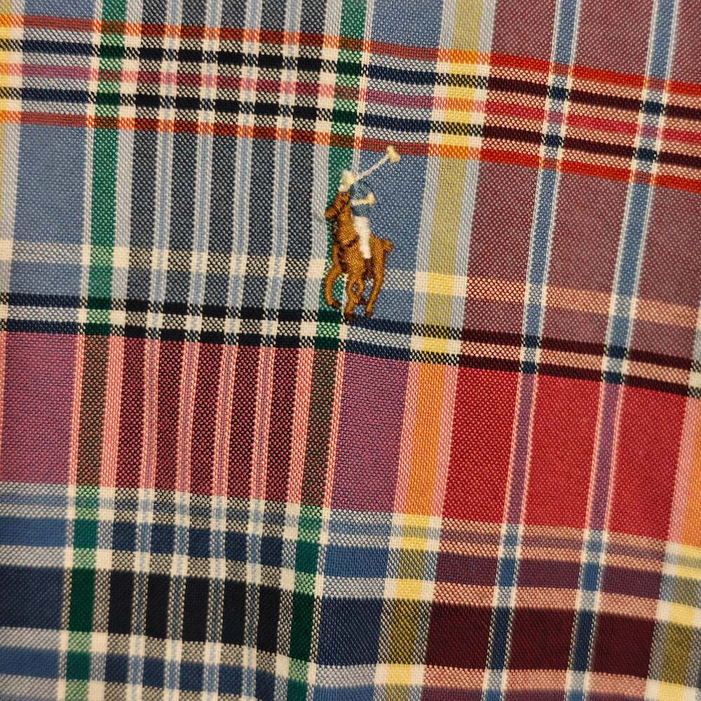 Ralph Lauren Classic Fit Long Sleeve Plaid Button-Down Shirt XXL - Picture 3 of 8